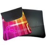 LARGE TABLET SLIP COVER LEATHERETTE & POLY RUBBER
