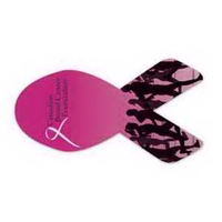 MICROFIBER LENS CLOTH DYE SUBLIMATION CUSTOM SHAPE RIBBON... from ASI 93987...