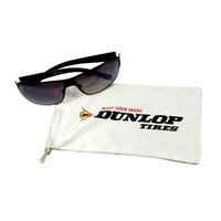 This drawstring bag holds all sunglass styles and cleans & protects.... from...