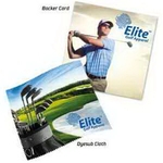 CUSTOM PRINTED INSERT CARD FOR DYE SUB CLOTH 7"X7"