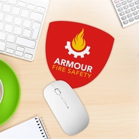 Mouse Pad, Shape - Badge