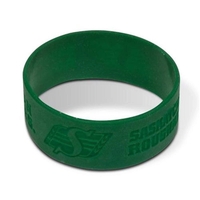 1" wide silicone band available in adult and youth sizes.... from ASI 93987...