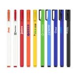 Slender Plastic Pen with Cap