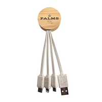 Cable with micro USB/lightning, Type-C and standard USB cables that unite......