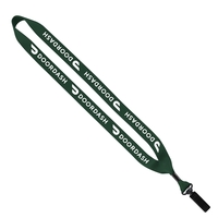 3/4" x 16" economy polyester lanyard with bulldog clip.... from ASI 88060...