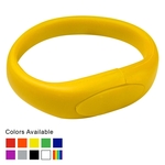 Oval Silicone Wristband USB Flash Drive 2.0