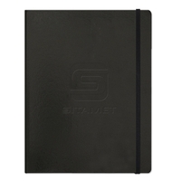 Large hard covered book-bound journal, deboss imprint, 80 sheets of paper......