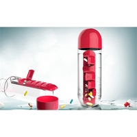 Pill Organizer Water Bottle with portable cup.... from ASI 31518 ADNART /...