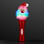 LED Santa Claus Spinning Light Wand