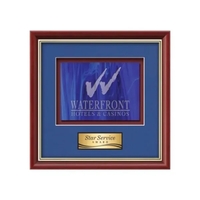 Stained Glass award framed in our exquisite Baron molding with your... from...