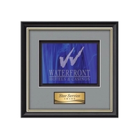 Stained Glass award framed in our exquisite Baron molding with your... from...