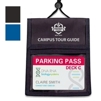 Custom Multi-Pocket Credential Wallets with Black Trim