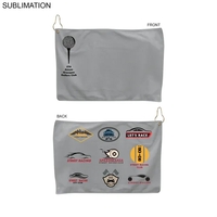 Colored Microfiber Dri-Lite Terry Golf Towel, 12x18