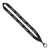 3/4" Polyester Lanyard 36" Custom Length