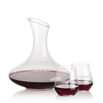 Innisfil Carafe & Bretton Stemless Wine