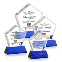 Genosee VividPrint™ Award on Base - Blue