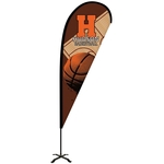 6' Portable Single Reverse Teardrop Kit with Cross Base