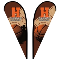 6' Double Sided Custom Portable Teardrop Banners... from ASI 80228 Quinn