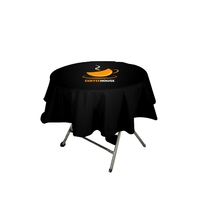 Round Non-Fitted Stain-Resistant Table Cover