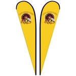 12' Double Sided Custom Portable Teardrop Banners