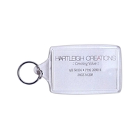 Acrylic Key Tag- Large Rectangle Shape.... from ASI 60104 Hartleigh Creations