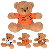 7" GameTime® plush bear wearing a sport-themed t-shirt in your choice... from...