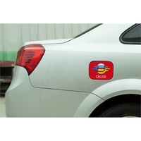 Car Fuel Door Cover with Digital Print