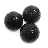 Bulk Packed 12 Black Golf Balls... from ASI 38120 Ball Pro / Diversified...