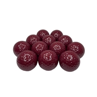 Bulk Packed 12 Burgundy Golf Balls... from ASI 38120 Ball Pro / Diversified...