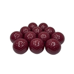 Burgundy Golf Balls