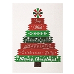 Premium Designer Tree 5" x 7" Holiday Greeting Card