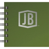 4" x 4" Deluxe square jotter pad with foil or deboss... from ASI 91340...