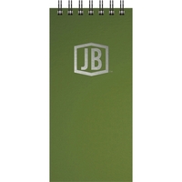 4" x 8.5" Deluxe reporter pad with foil or deboss logo,... from ASI 91340...