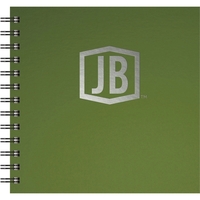 7" x 7" Deluxe square notebook with foil logo or debossed... from ASI 91340...