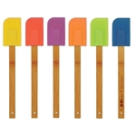 11 3/4" Silicone Spatula with Bamboo Handle