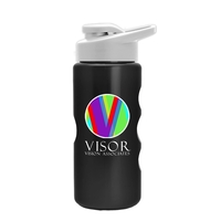 Mini Peak - 22 oz. Tritan™ Metalike Bottle with Drink thru... from ASI 55990...