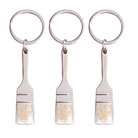 Zinc Brush Shaped Key Holder