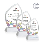 Daltry VividPrint™ Award on Newhaven Base - White