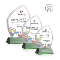 Daltry VividPrint™ Award on Newhaven Base - Green