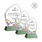 Daltry VividPrint™ Award on Newhaven Base - Green