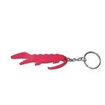 Alligator bottle opener keychain