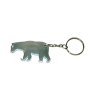 Bear shape bottle opener keychain