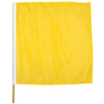 30" x 30'' Caution Polyester Motorcycle Racing Flag