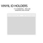 Clear Vinyl I.D. Holders