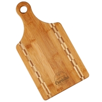 Bamboo cutting board with full color or laser engraved imprint.... from ASI...