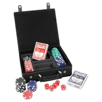 Poker set with 100 chips, 2 decks of cards, 5 dice... from ASI 99030 Zipline...
