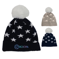 Star pom beanie for keeping you warm and stylish on cold... from ASI 61125...