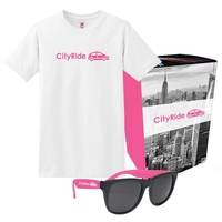 T-shirt and sunglasses in a custom gift box.... from ASI 61125 Hit...