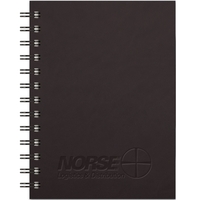 5" x 7" black wire bound notepad in Milano front cover... from ASI 91340...