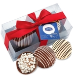 2 Pack of Mega Hot Chocolate Bomb w/ Hang Tag - Milk/White